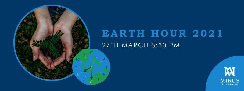 27th March Earth Hour 2021 Connect2earth Voicefornature Mirus Australia